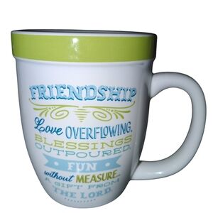 Inspirational Large Friendship Mug - NWOT